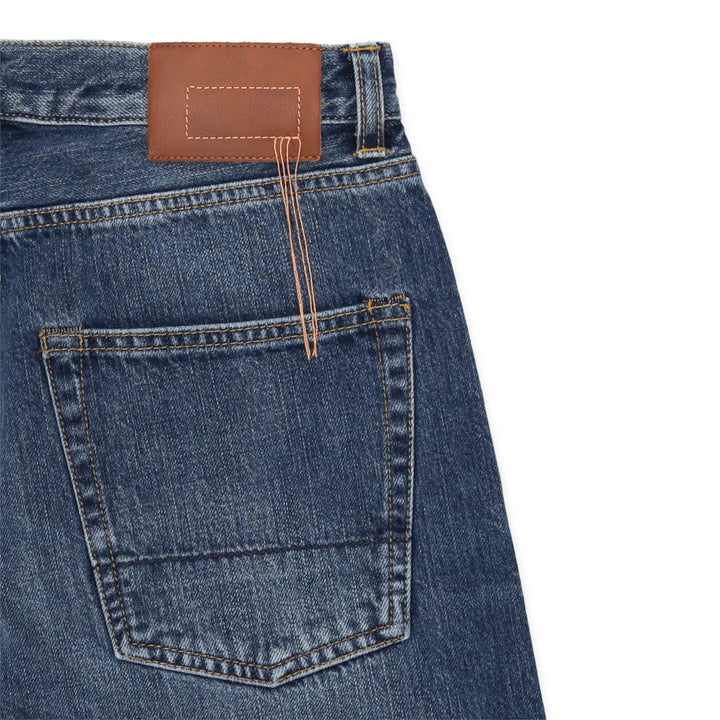 965 John Japan Denim Selvedge 5-lommer Regular Fit Stone Wash - L29''