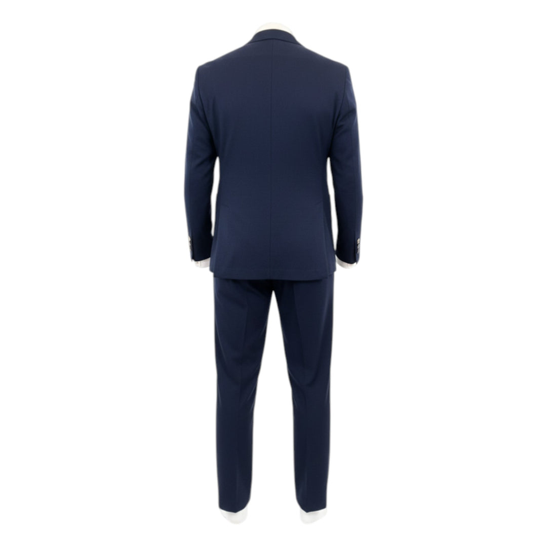 Honeycomb Comfort Fit Jakkesæt Blå