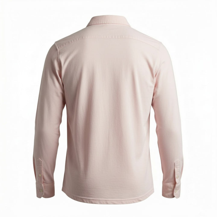 Hartford Langærmet Skjorte i Jersey Rosa