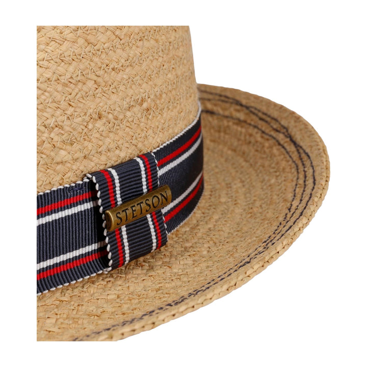 PLAYER RAFFIA STETSON GOLF BEIGE