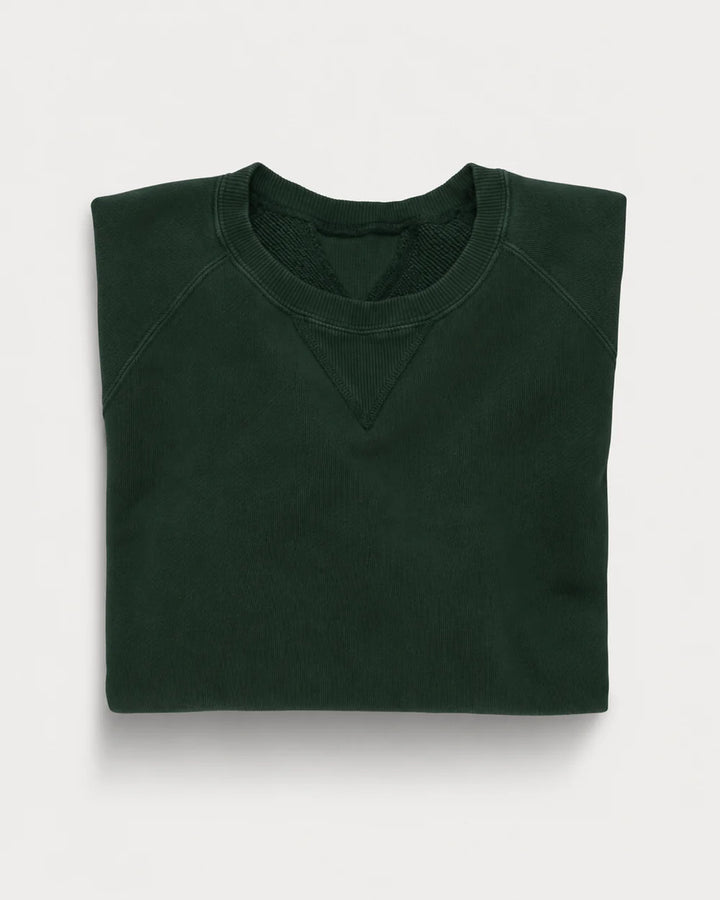 HARVARD CREWNECK SWEATSHIRT I KRAFTIG JERSEY MED RAGLAN-SNIT BOTTLE