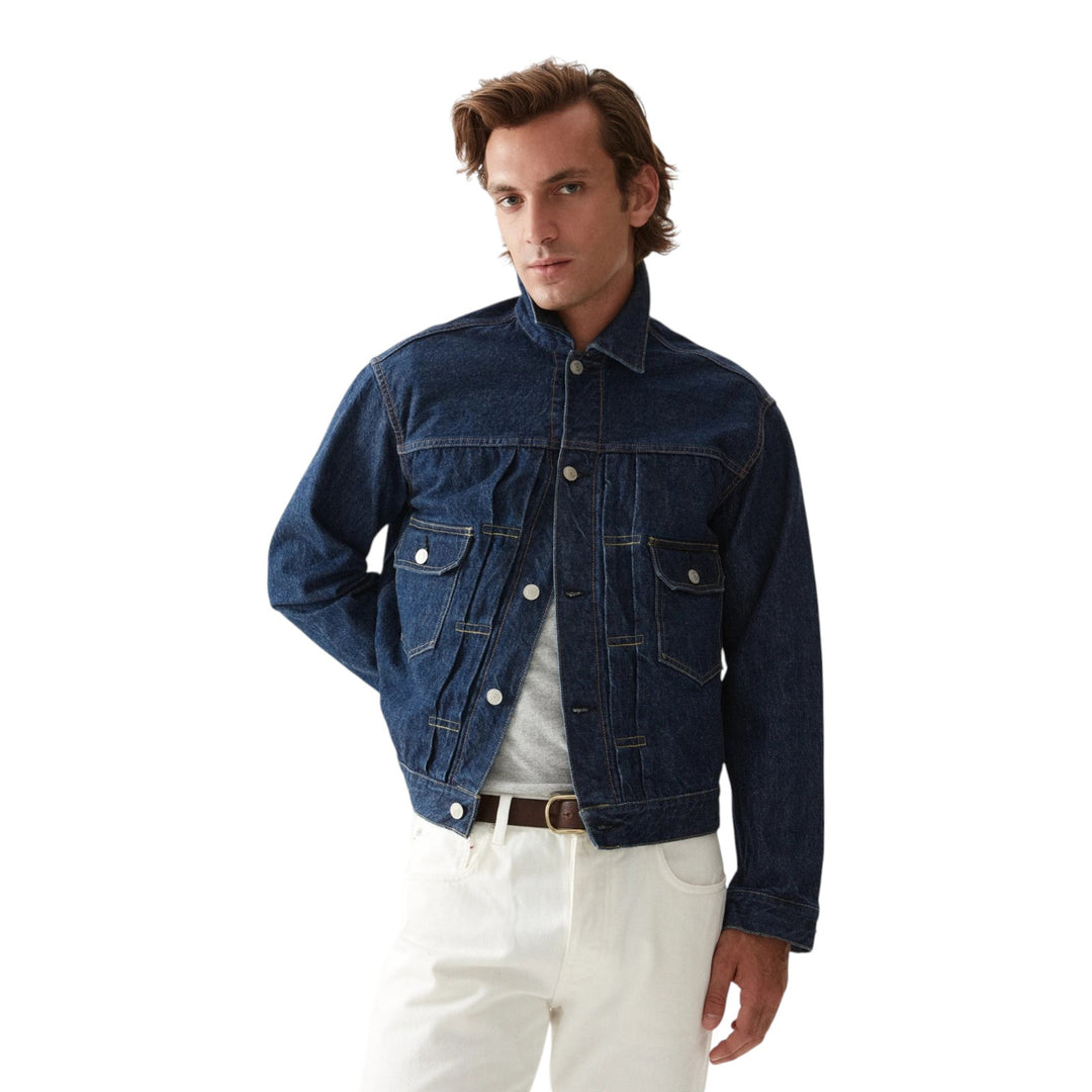 Cisco Jakke i Japan Stone Wash Blue