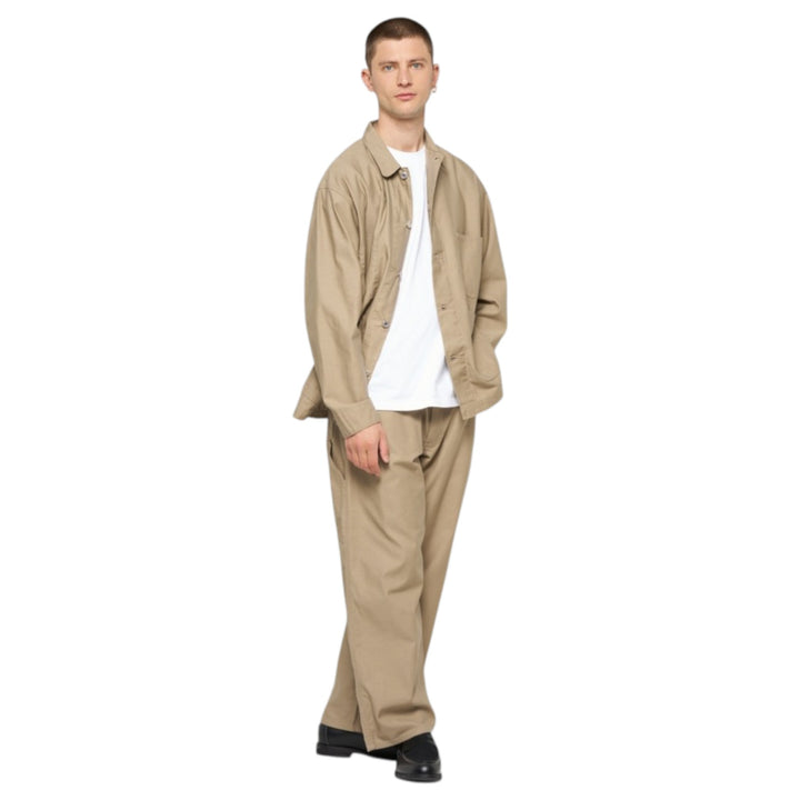 Coverall Japan Military Cloth Back Satin Bomuld Beige