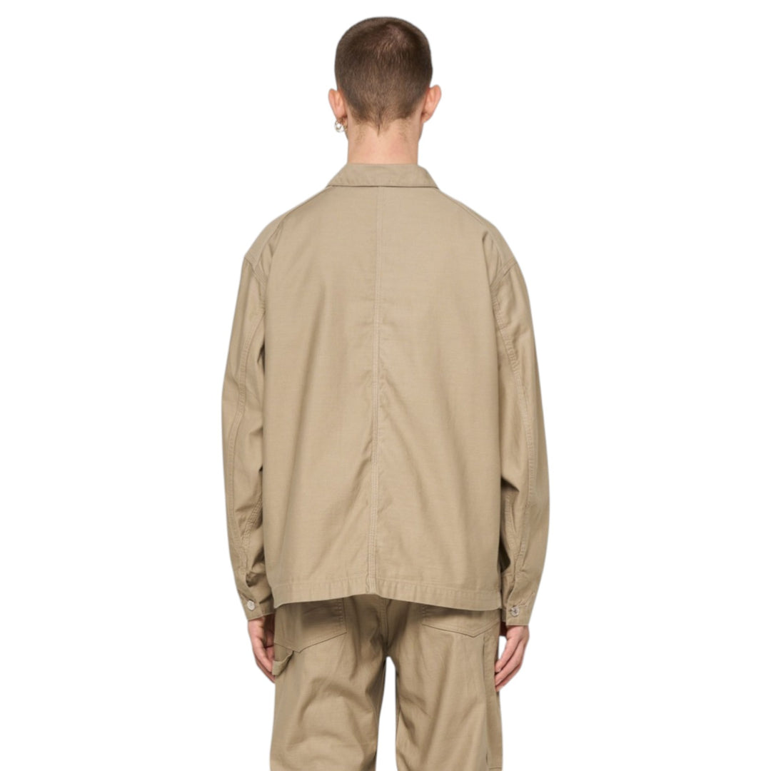 Coverall Japan Military Cloth Back Satin Bomuld Beige