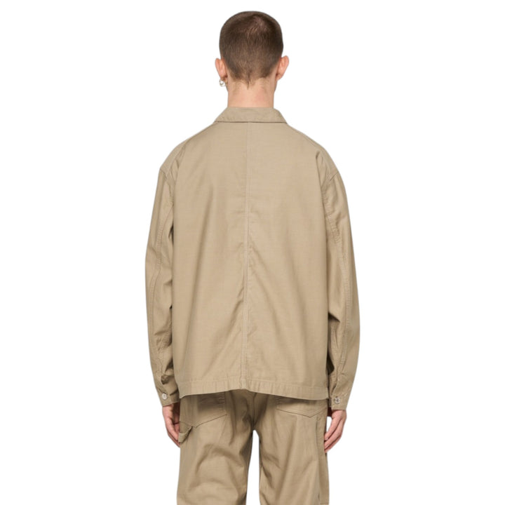 Coverall Japan Military Cloth Back Satin Bomuld Beige