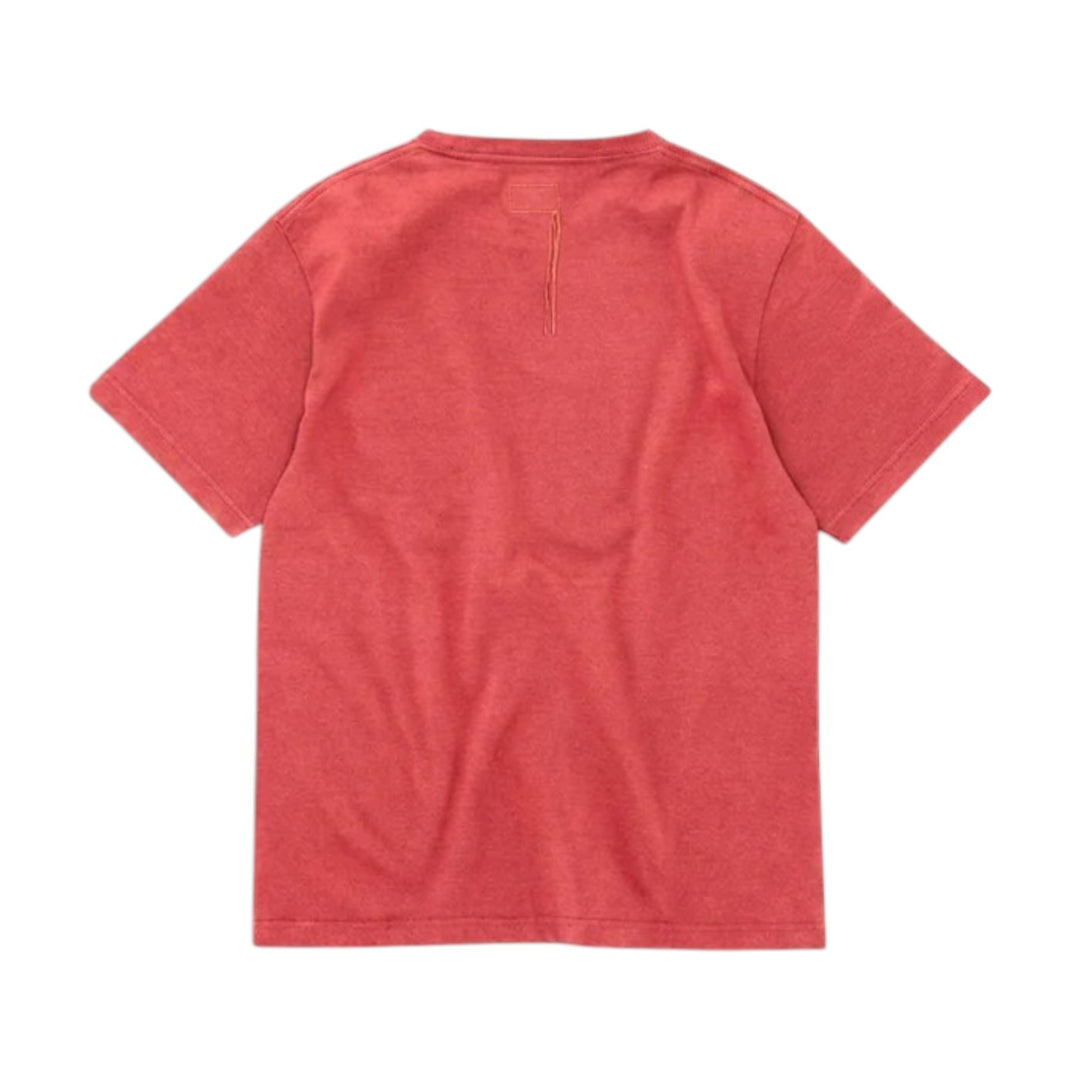 Tubejp T-shirt med brystlomme i bomuld Lobster Corallo