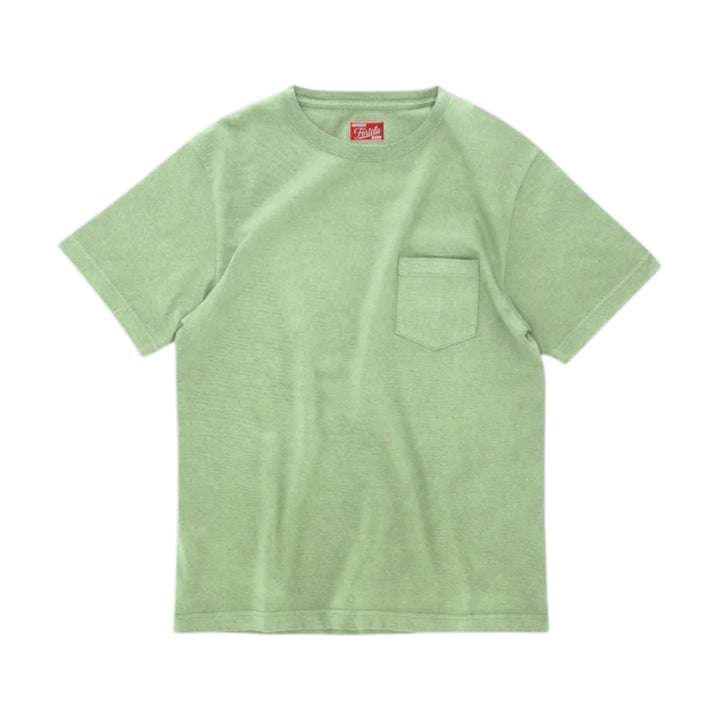 Tubejp T-shirt med brystlomme i bomuld Lobster Sage Grøn