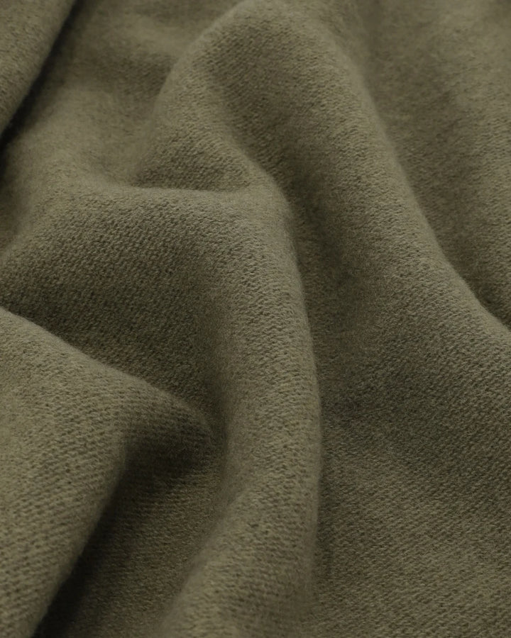 HARVARD RUNDHALSET ULD-SWEATER MED RAGLANÆRMER ARMY GREEN