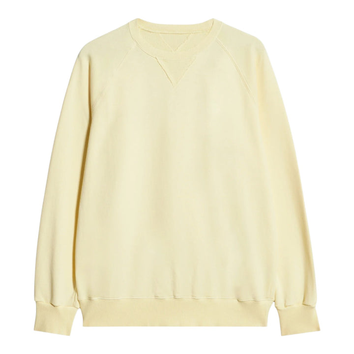 Harvard Crewneck Sweatshirt i børstet jersey med raglan-snit Canary
