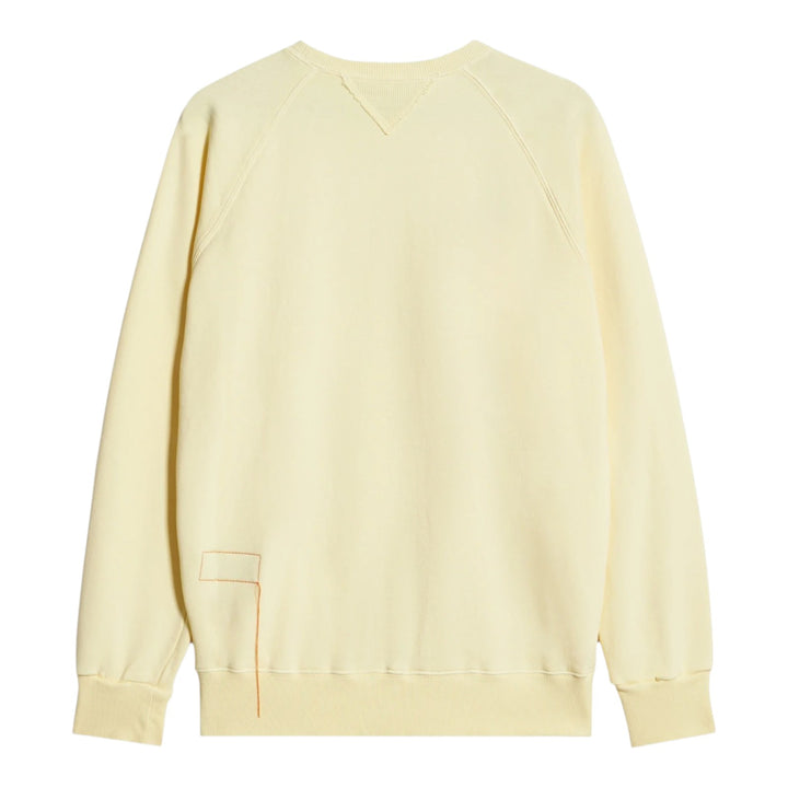 Harvard Crewneck Sweatshirt i børstet jersey med raglan-snit Canary
