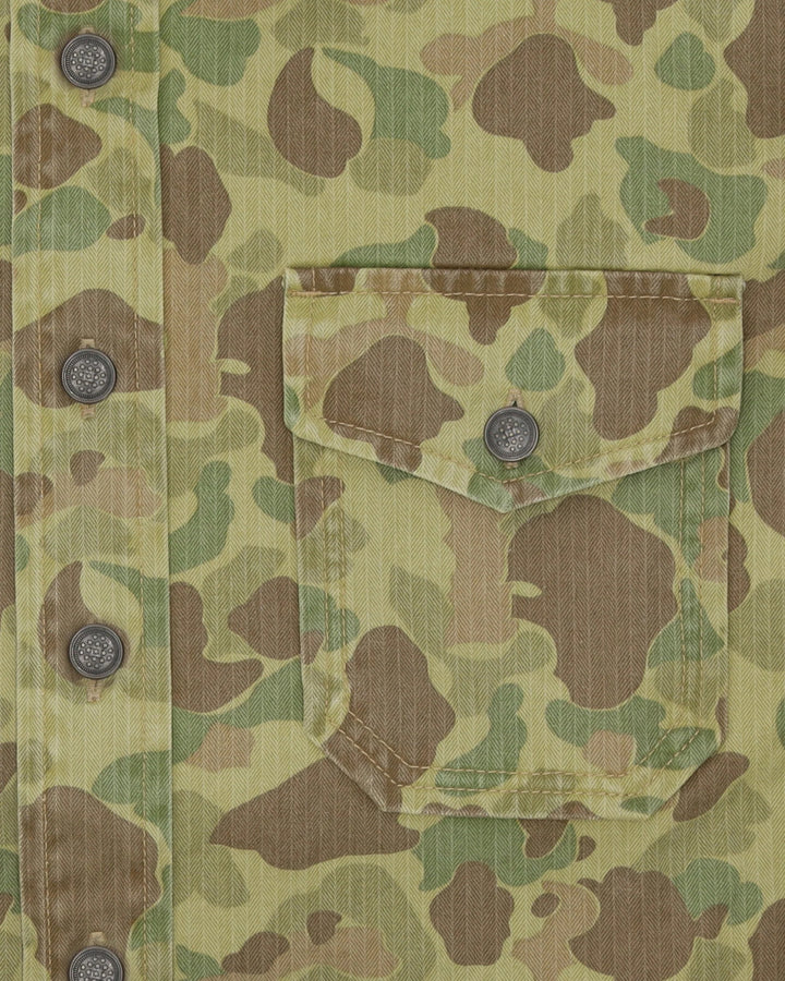 Kenny Overshirt Camouflage i bomuld