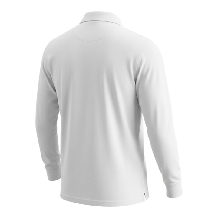 Langærmet Polo York Jersey White