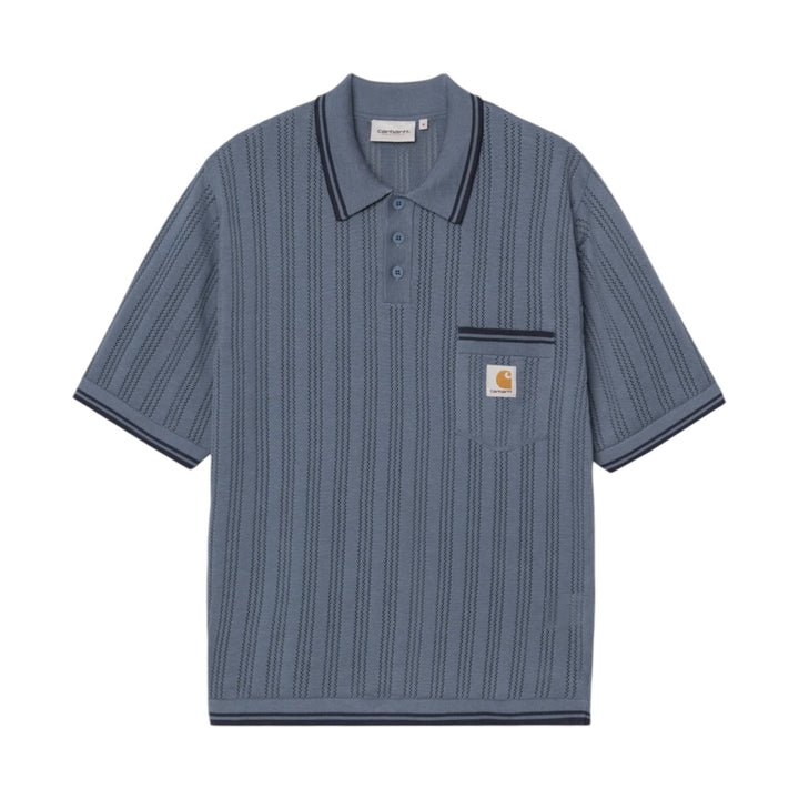 S/S Ramsey Polo Velvet Blue / Deep Night