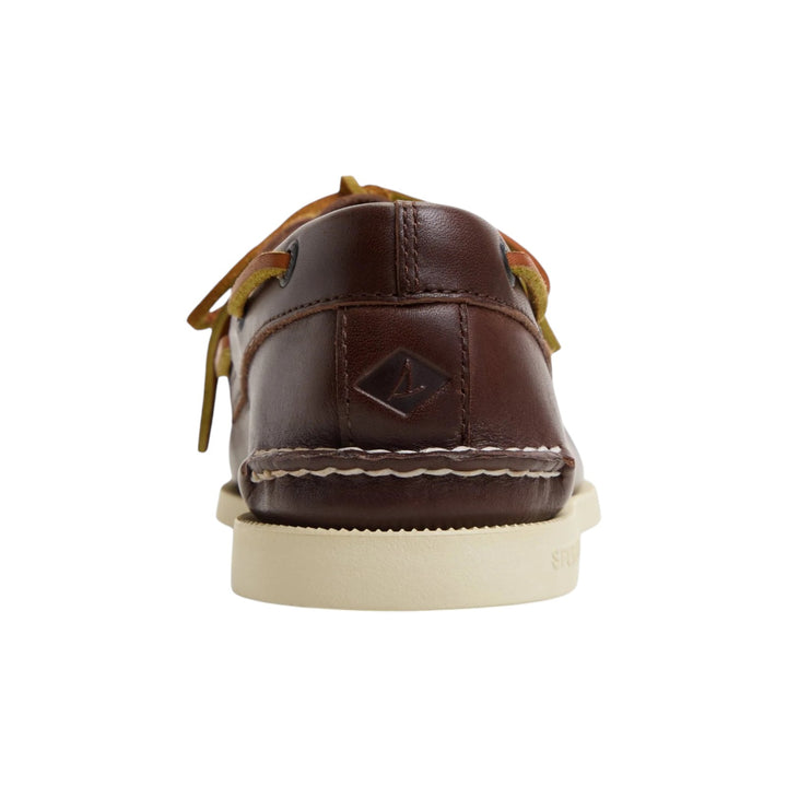 Authentic Original 2-eye sejlersko i brunt ægte læder