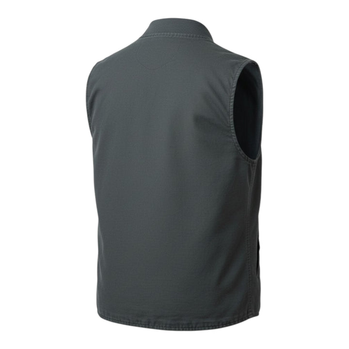 Bear Vest i Hør-blanding Navy