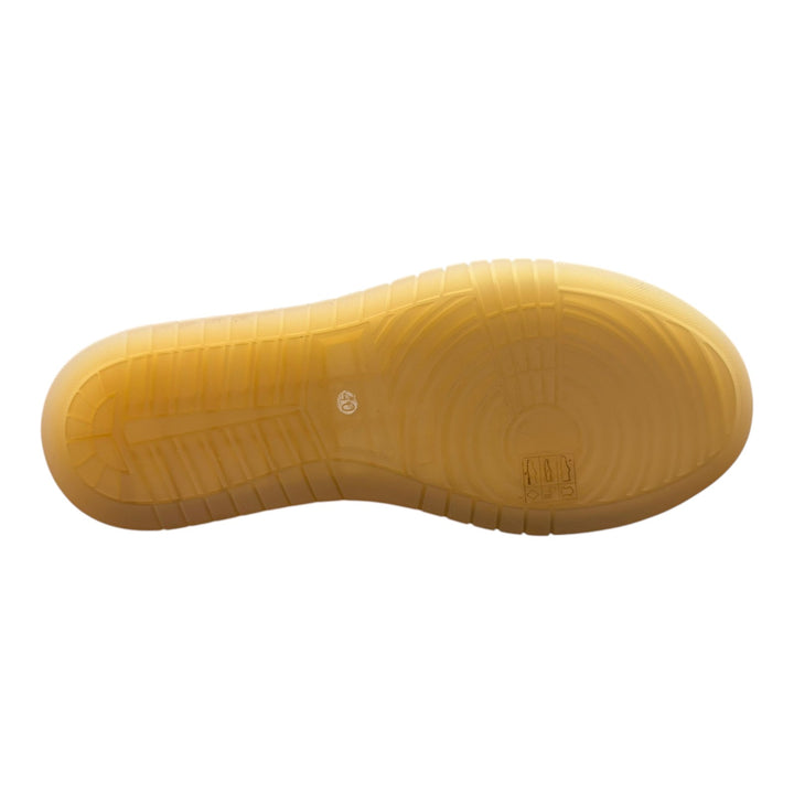 Sneakers Jannik i ægte hjorteskind Smør-Blå