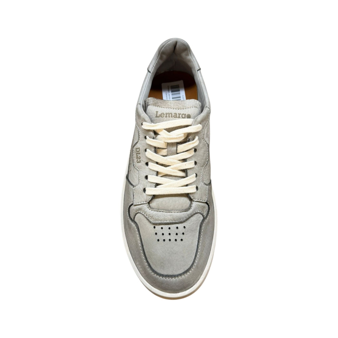Sneakers Jannik i ægte hjorteskind cementgrå