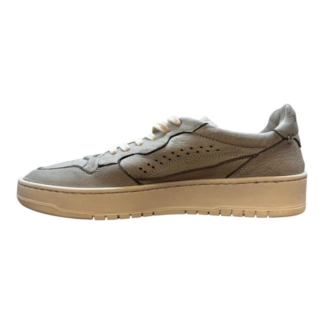 Sneakers Jannik i ægte hjorteskind cementgrå