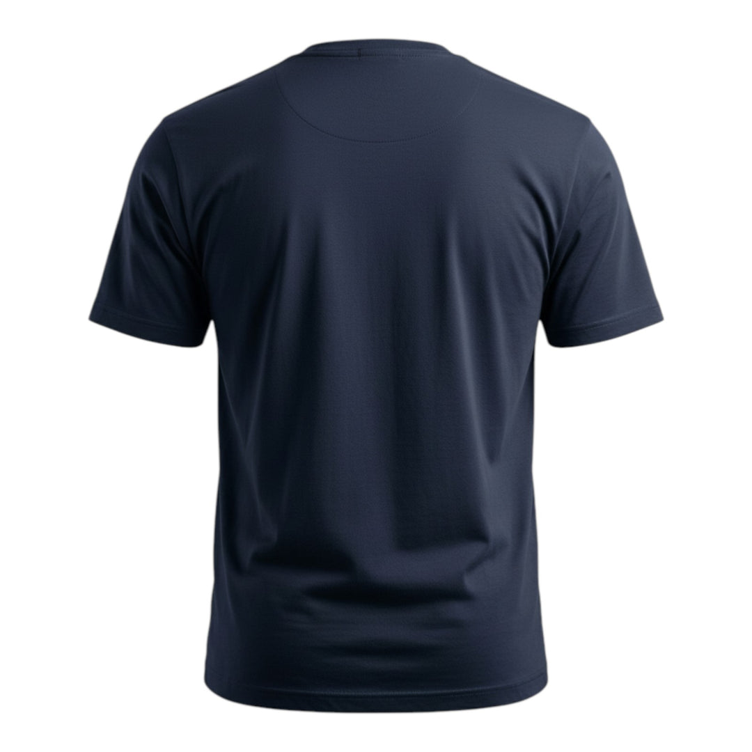 T-Shirt Rund Hals Jersey Comfort Mørkeblå