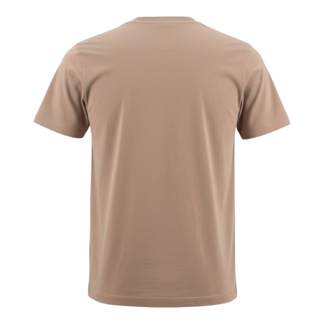 T-Shirt med rund hals i Jersey Komfort Fango