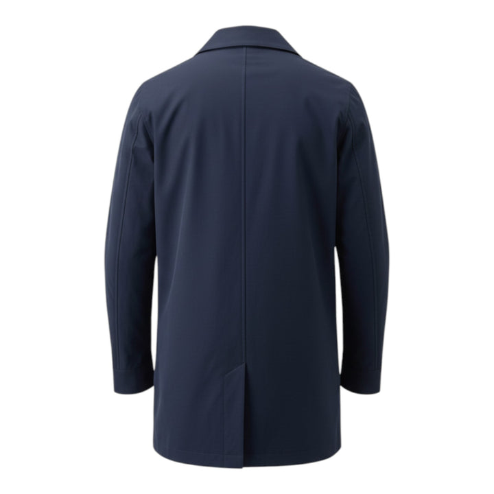 Trenchcoat i bomuld - Blå