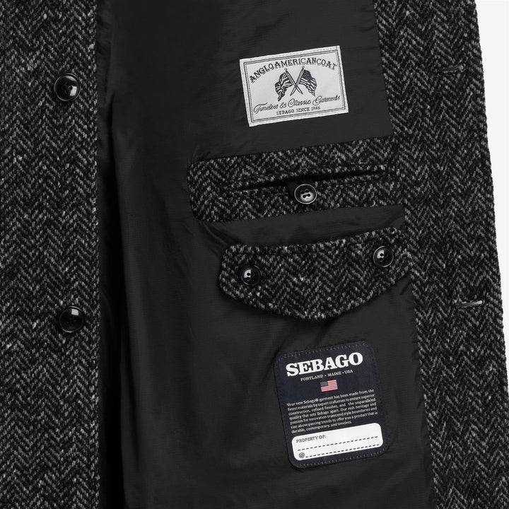 BINGHAM MOHAIR GREY-BLACK