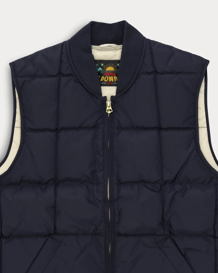 VEST1 GILET I BLÅ NYLON