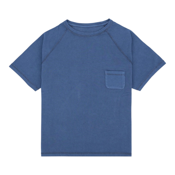 Vermont T-shirt i jersey med indigo-lomme