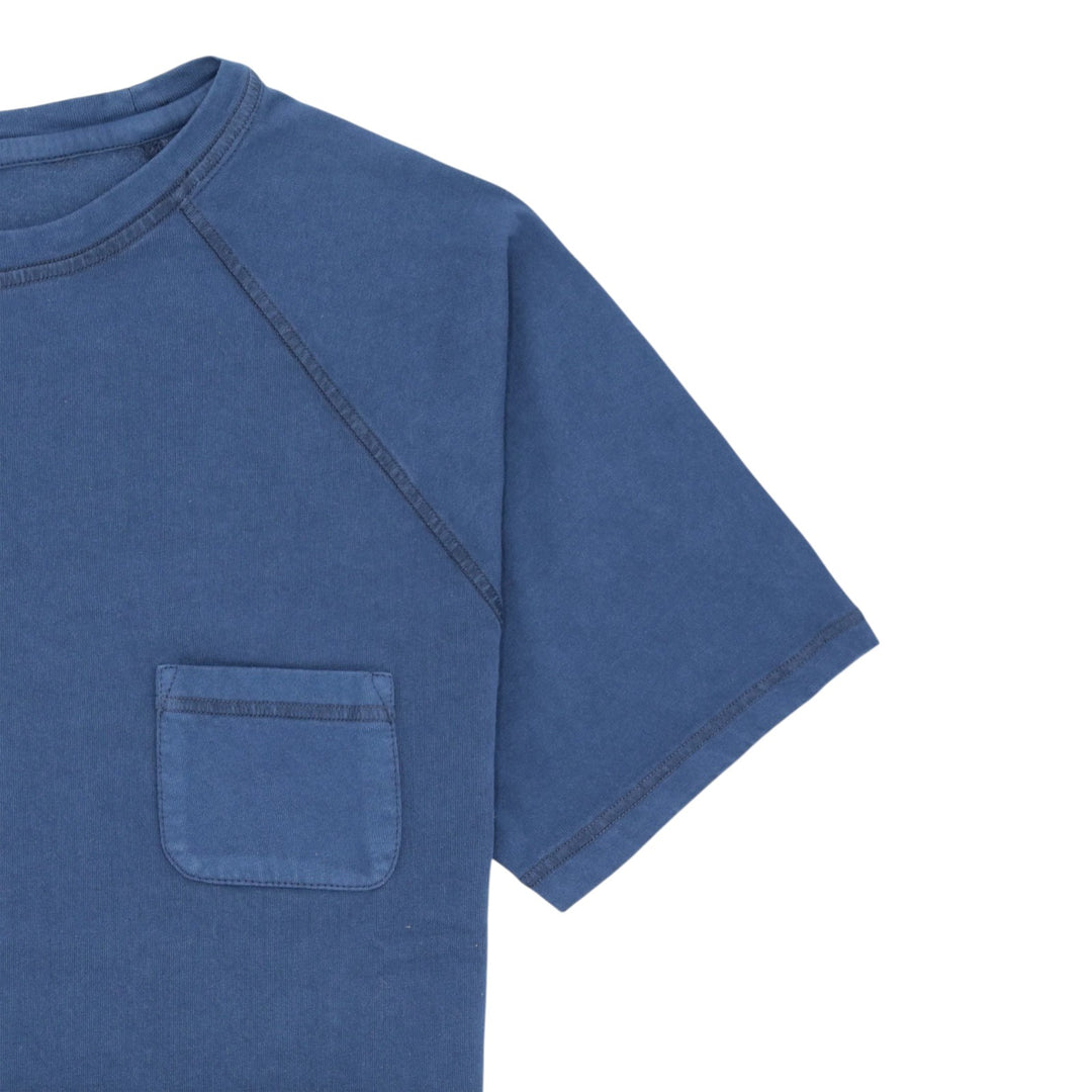 Vermont T-shirt i jersey med indigo-lomme