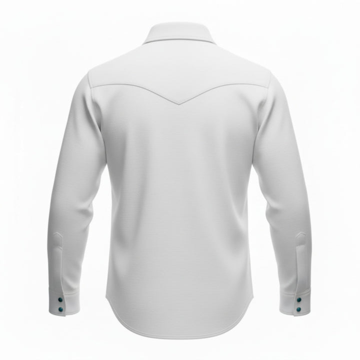 WESTERN OXFORD SHIRT HVID