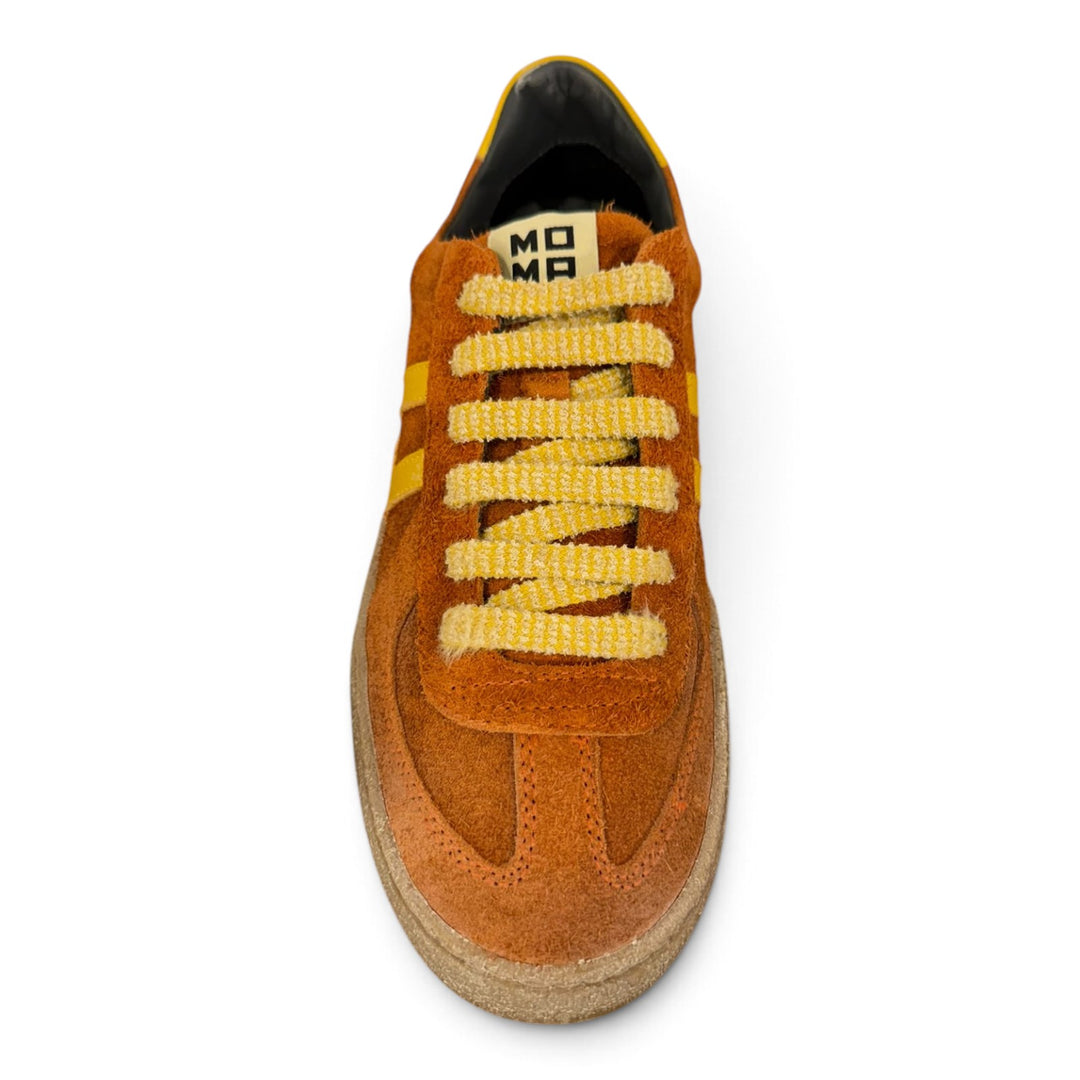 SNEAKERS KAZAN ÆGTE VELOURLÆDER ORANGE
