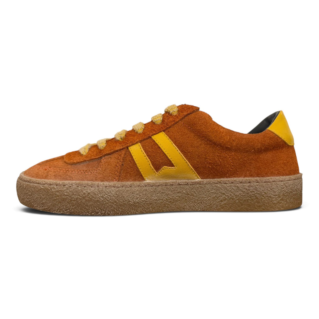 SNEAKERS KAZAN ÆGTE VELOURLÆDER ORANGE