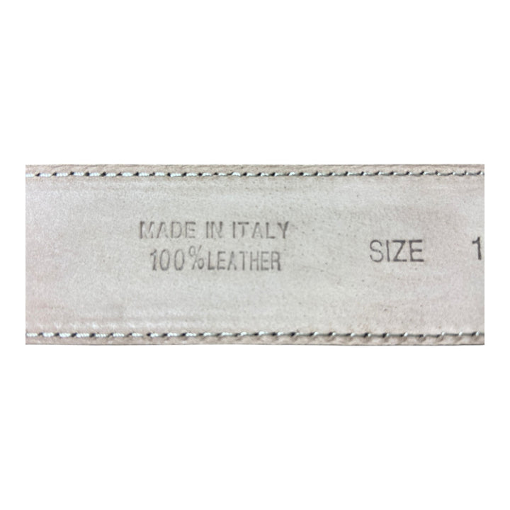 SYET BÆLTE I ÆGTE VACHETTA-LÆDER BRUN