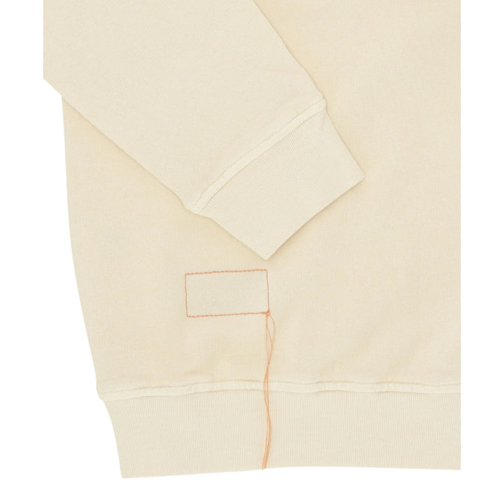 Yale Sweatshirt i børstet jersey med krave og Zip Corda