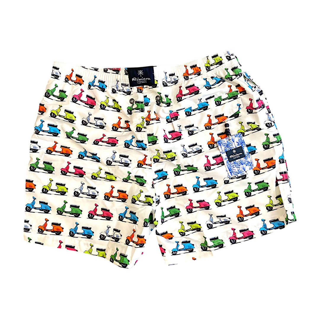 VESPE WHITE BADESHORTS
