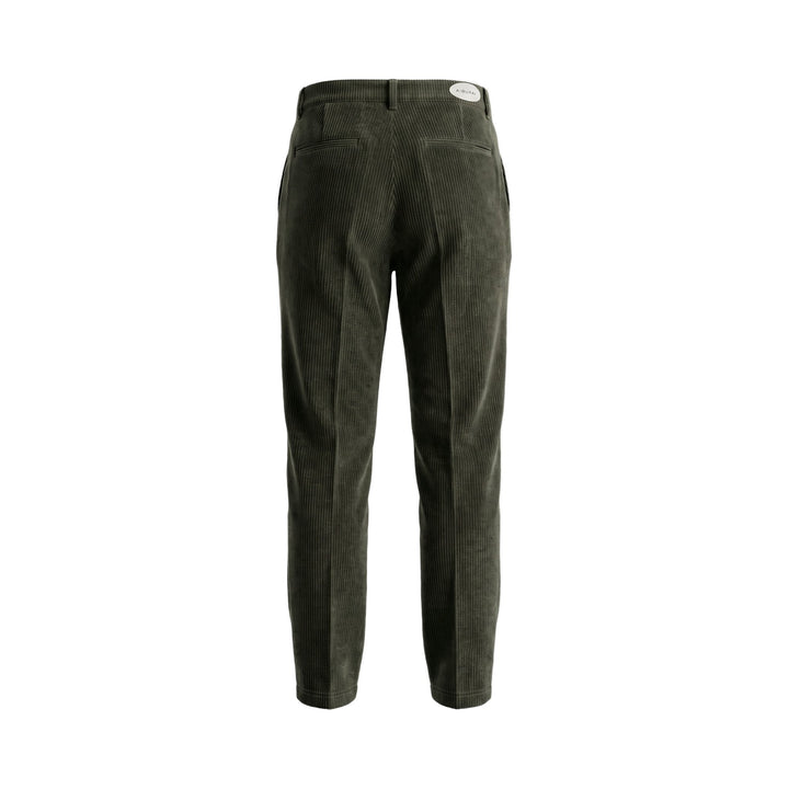 Aiburai PANTALONE URANO VELLUTO MILITARY Verde - foto 2