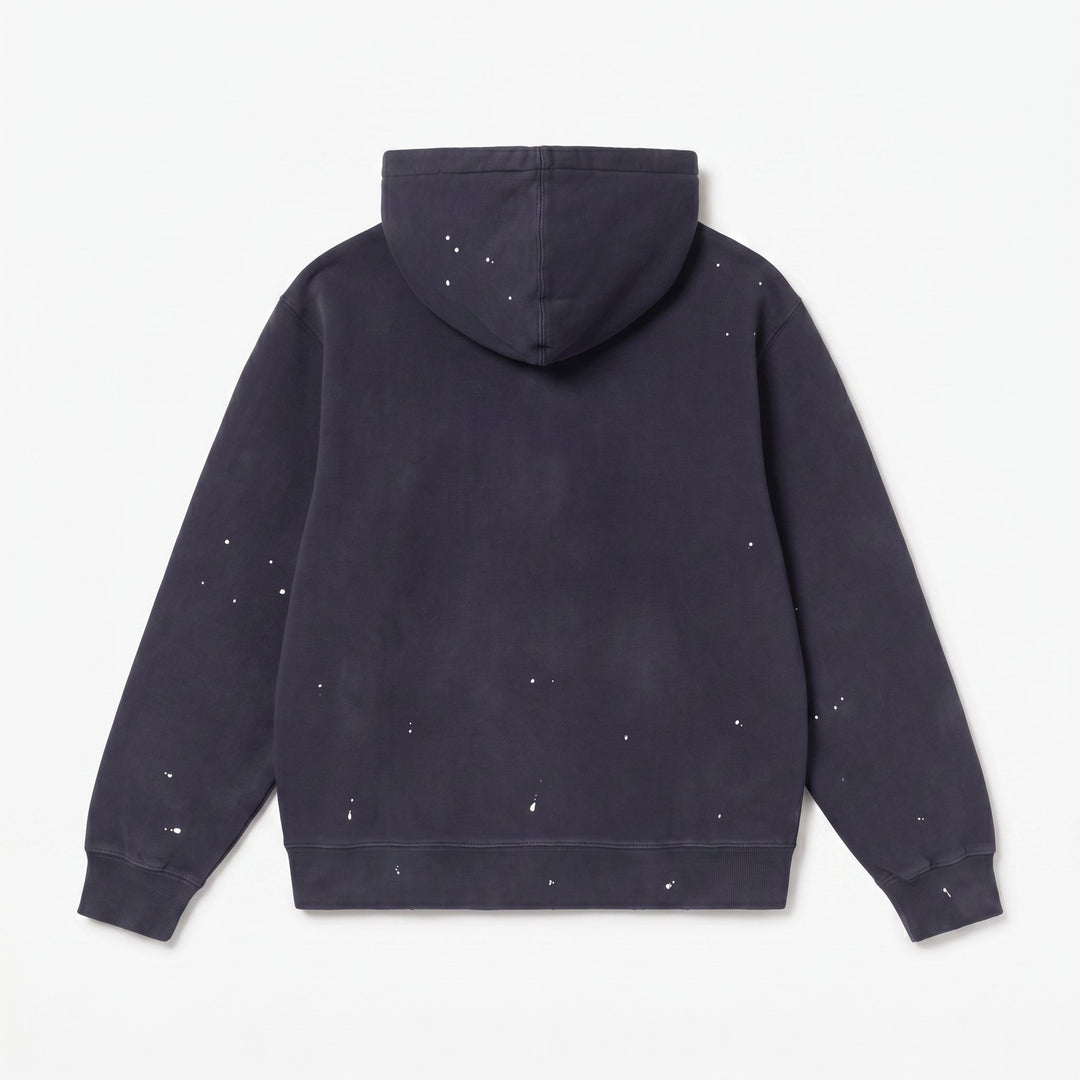 Carhartt Wip HOODED PAINTER JACKET DARK NAVY DESTROY WASH SPLATTER Blu - foto 2