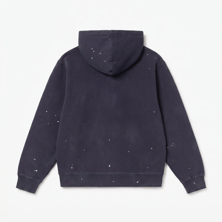Carhartt Wip HOODED PAINTER JACKET DARK NAVY DESTROY WASH SPLATTER Blu - foto 2