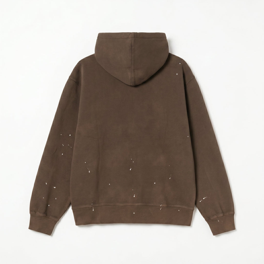 Carhartt Wip HOODED PAINTER JACKET TOBACCO DESTROY WASH SPLATTER Marrone - foto 2