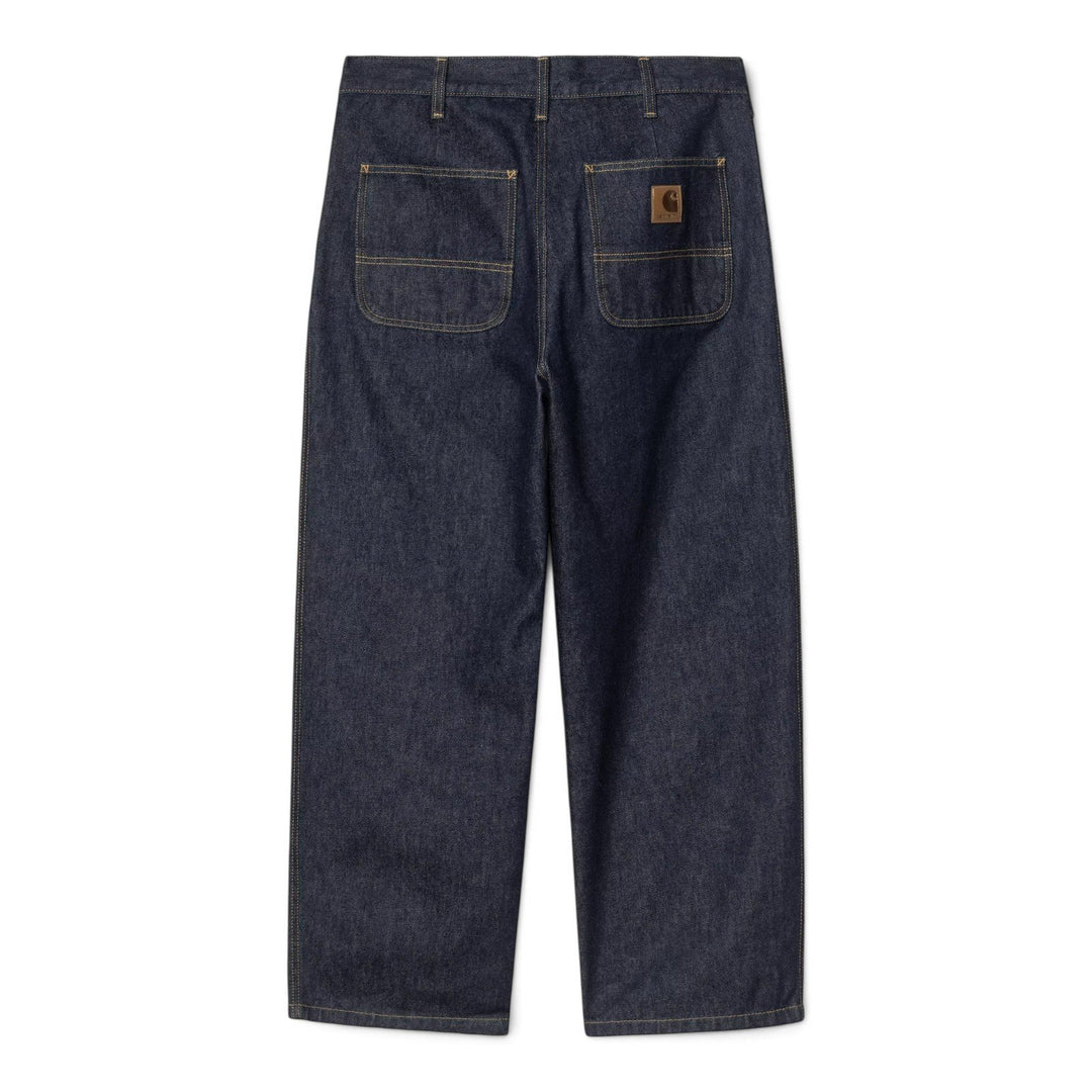 Carhartt Wip JACE PANT DENIM 13.5 OZ BLUE RINSED Blu - foto 1
