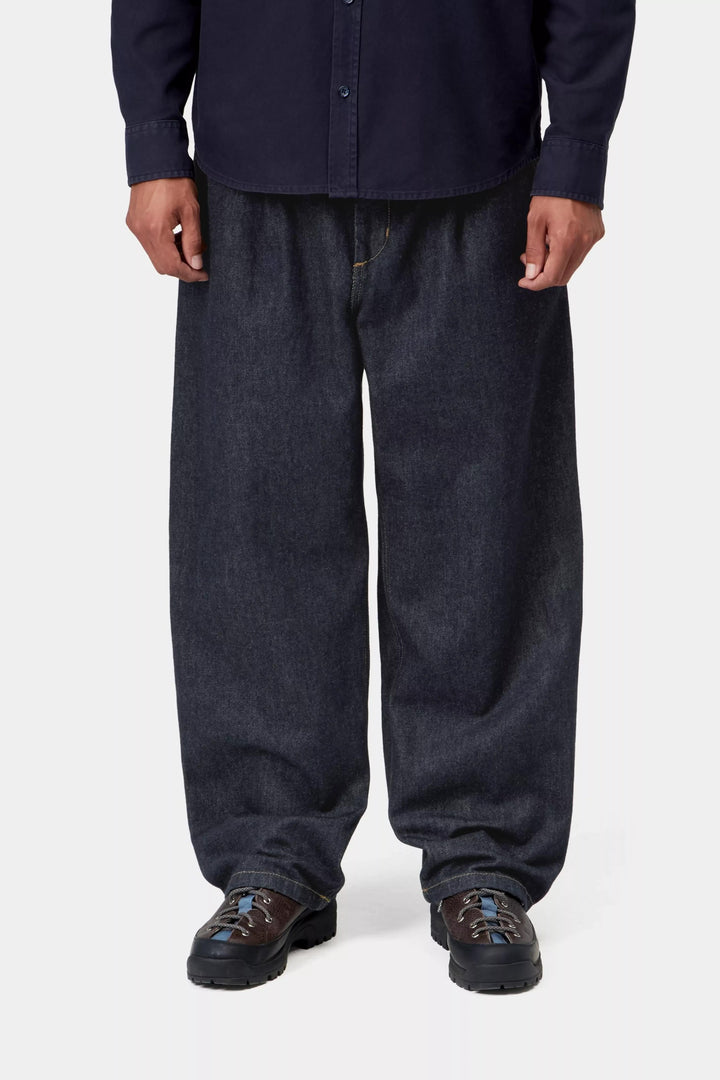 Carhartt Wip JACE PANT DENIM 13.5 OZ BLUE RINSED Blu - foto 4
