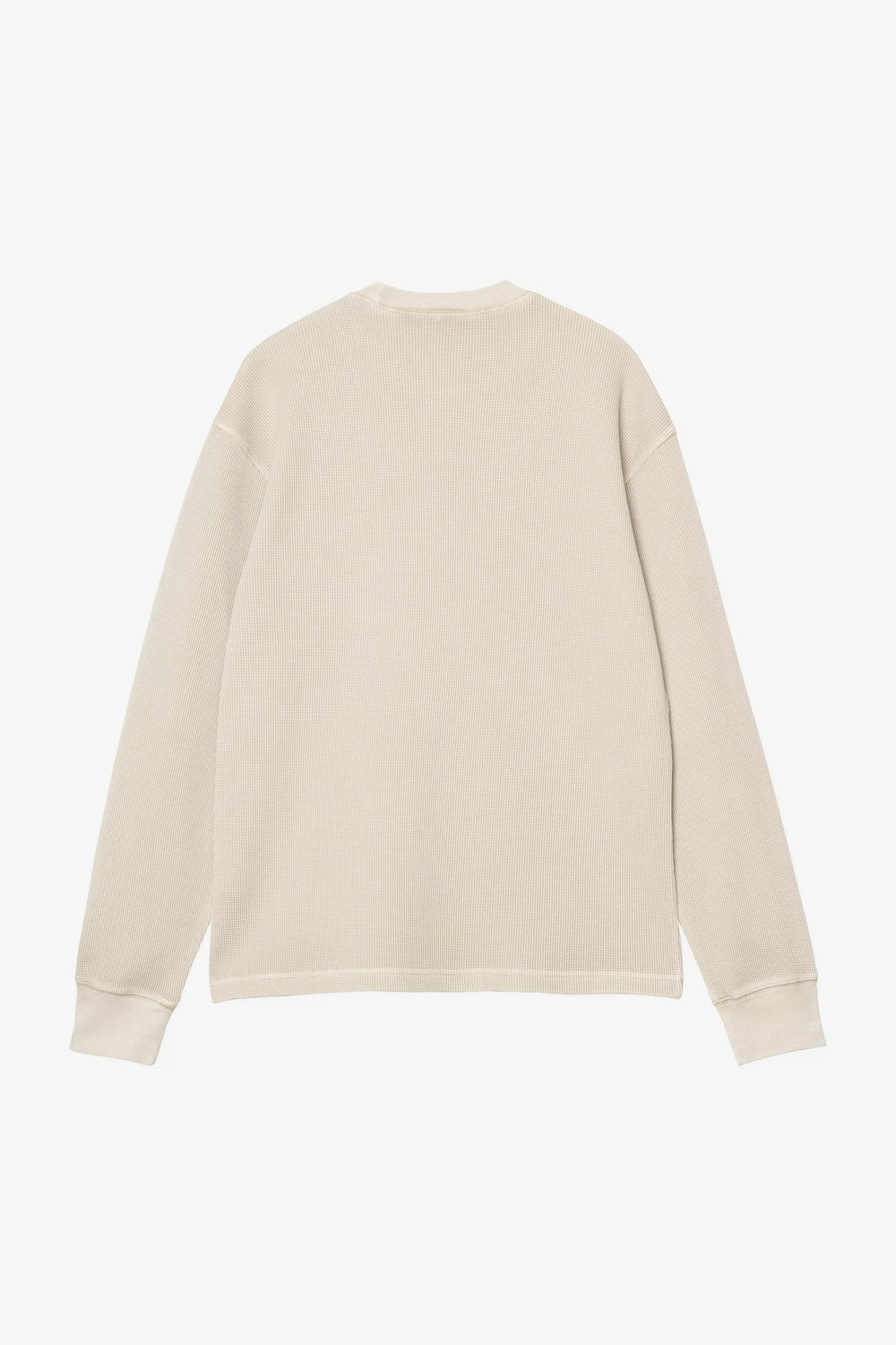 Carhartt Wip L/S VISTA WAFFLE T-SHIRT FLEUR DE SEL GARMENT DYED Beige - foto 2