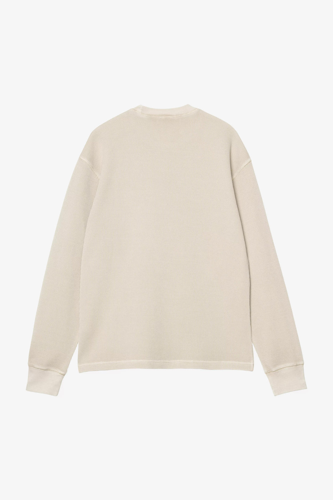 Carhartt Wip L/S VISTA WAFFLE T-SHIRT FLEUR DE SEL GARMENT DYED Beige - foto 2