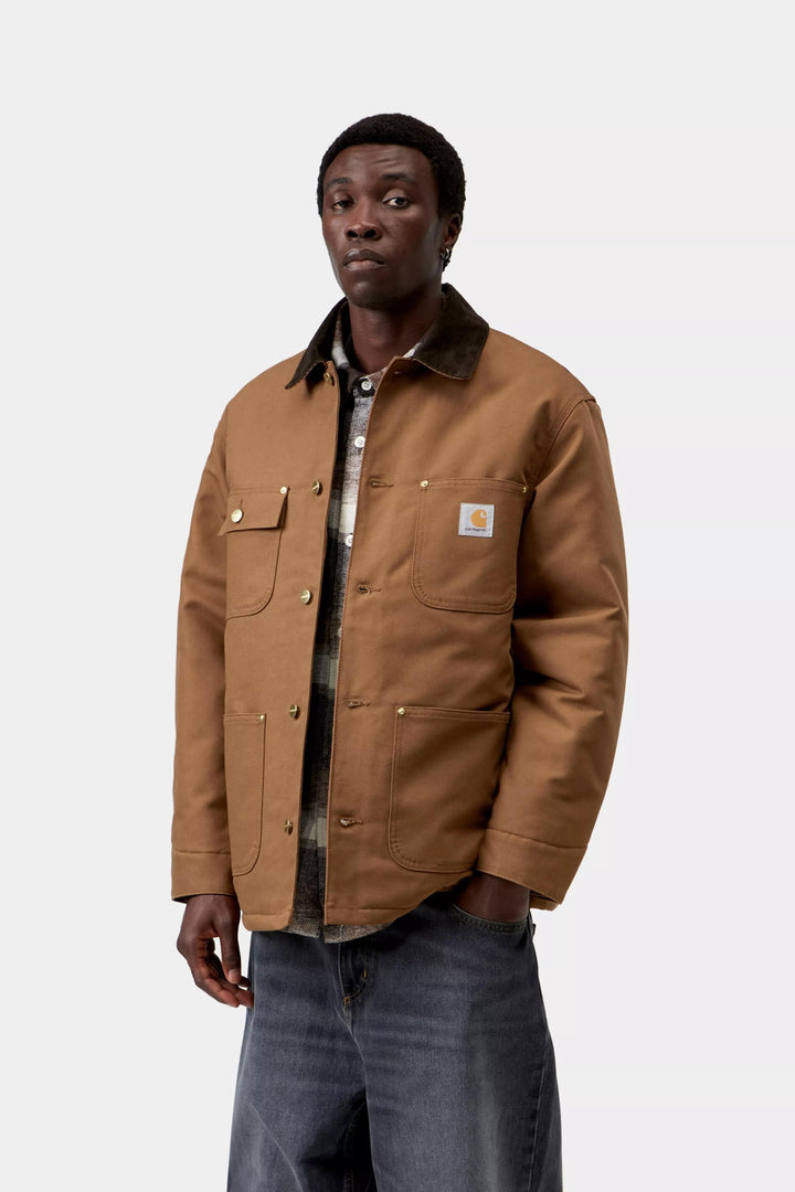 Carhartt Wip OG CHORE COAT WIP H BROWN/TABACCO RIGID Marrone - foto 5