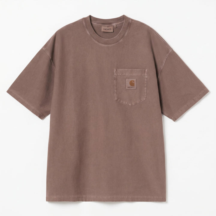Carhartt Wip S/S LOOSE POCKET T-SHIRT TOBACCO Marrone - foto 1