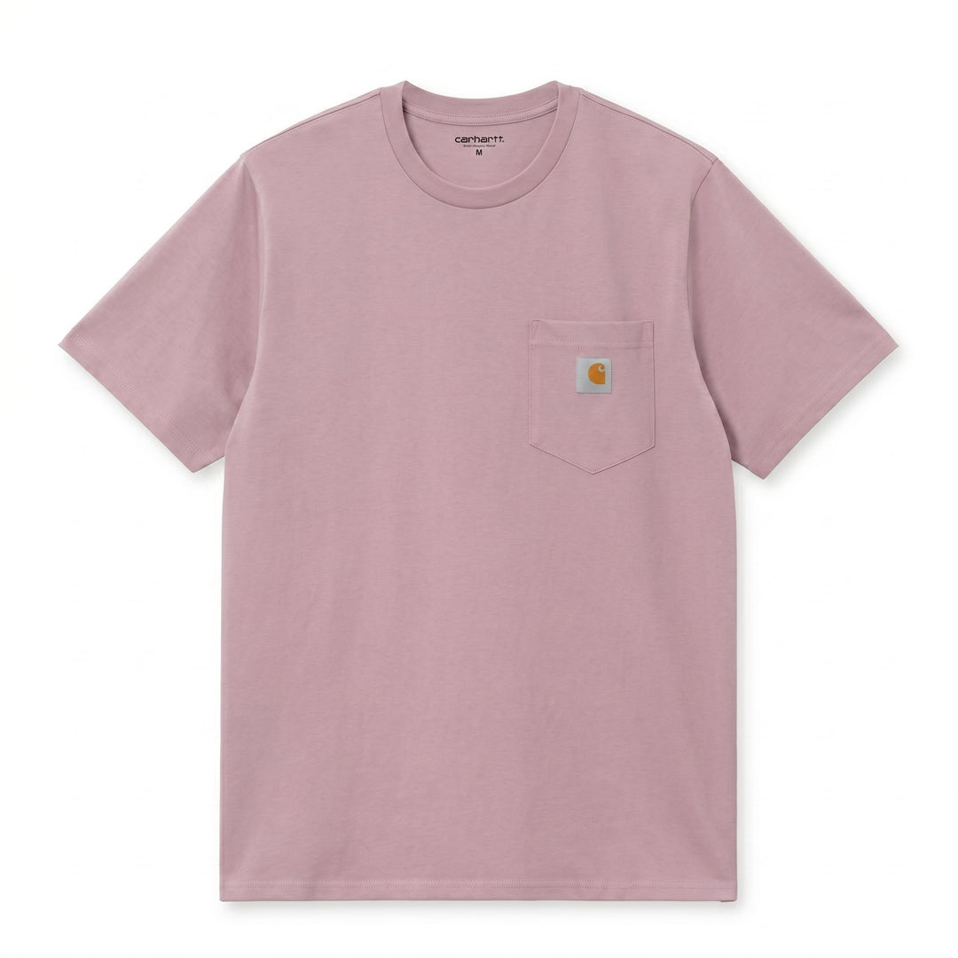 Carhartt Wip S/S POCKET T-SHIRT HORTENSIA Rosa - foto 1