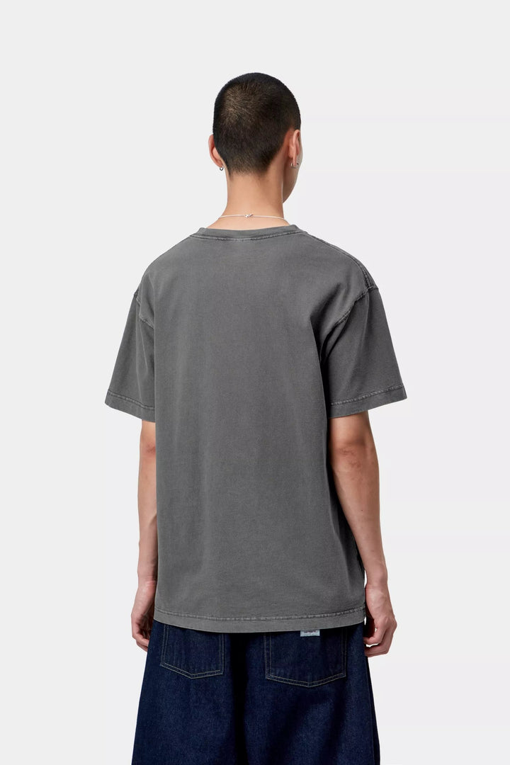 Carhartt Wip S/S VISTA T-SHIRT BLACK GARMENT DYED Nero - foto 4