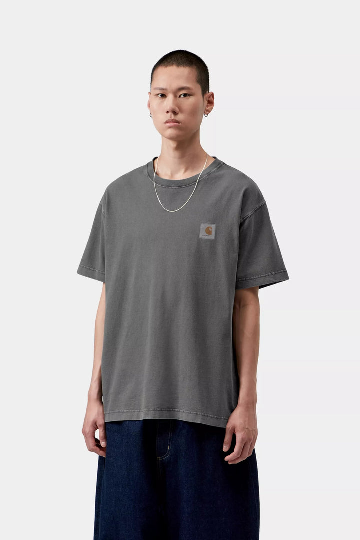 Carhartt Wip S/S VISTA T-SHIRT BLACK GARMENT DYED Nero - foto 5