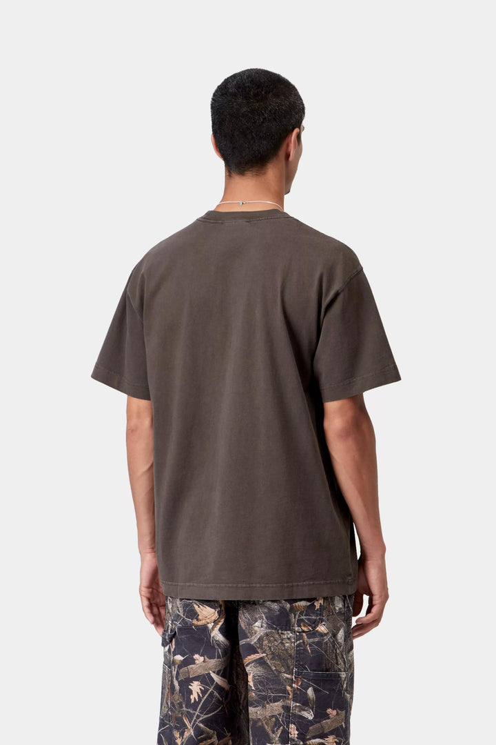 Carhartt Wip S/S VISTA T-SHIRT TOBACCO GARMENT DYED Marrone - foto 4