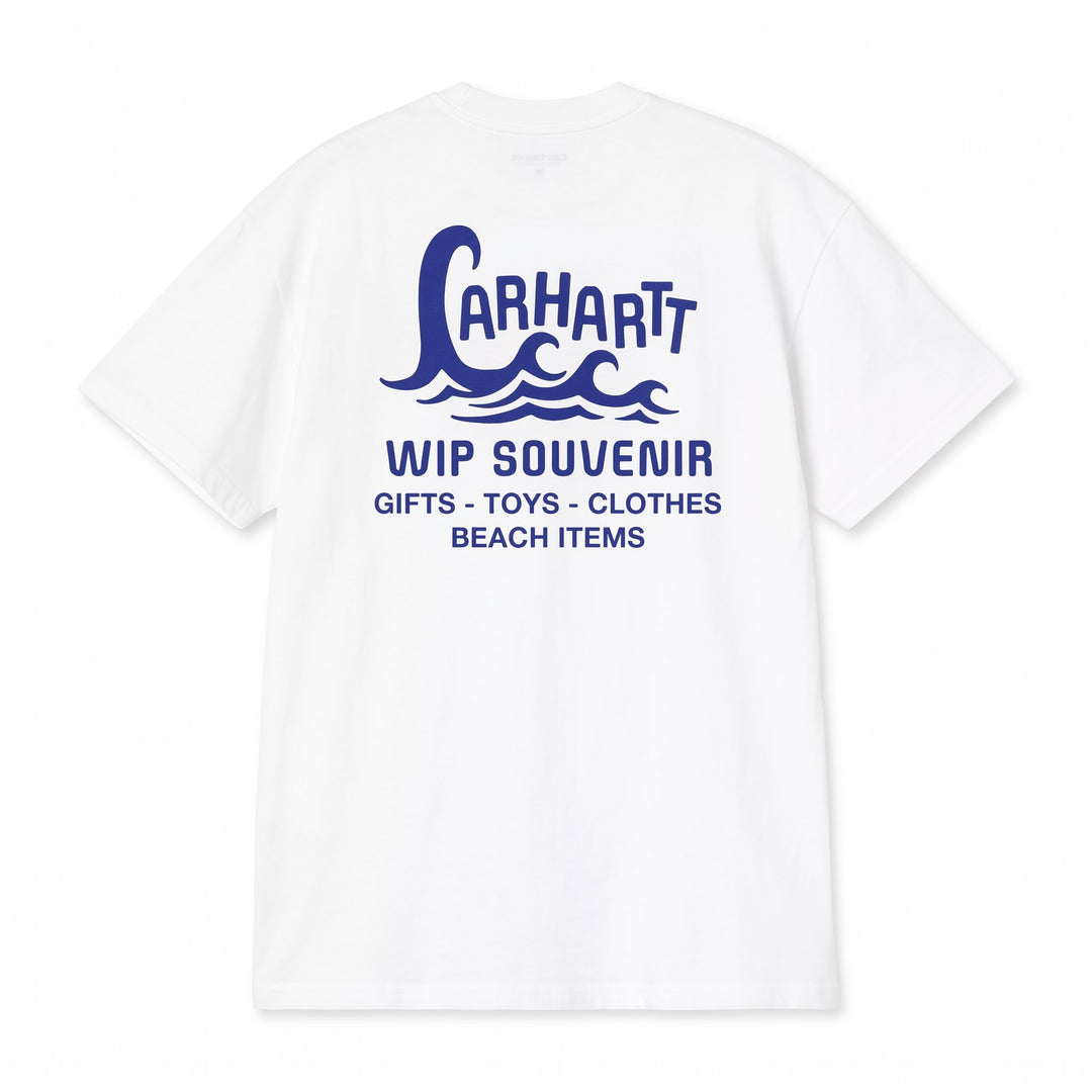 Carhartt Wip S/S WAVES T-SHIRT WHITE Bianco - foto 1